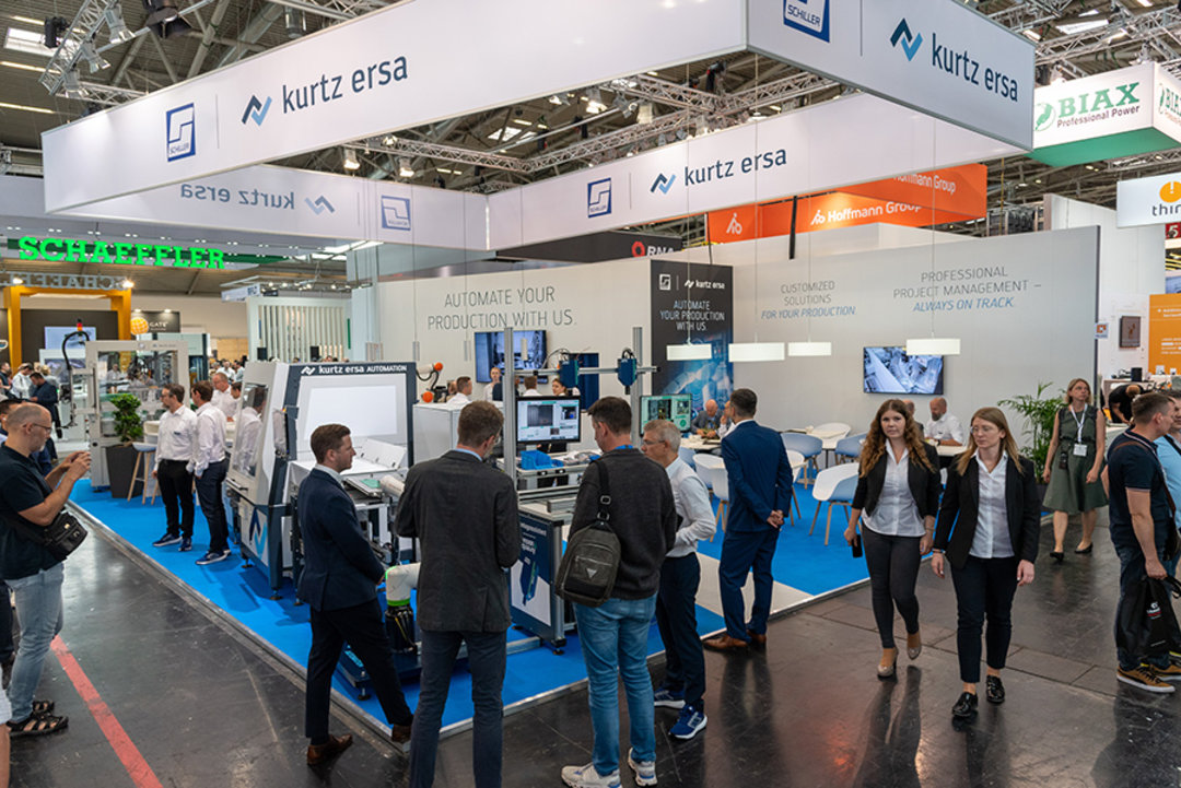 Erfreulich viel Andrang herrschte auf dem diesjährigen Messestand von Kurtz Ersa und SCHILLER AUTOMATION, die Besucherzahl vom letzten Jahr wurde übertroffen Erfreulich viel Andrang herrschte auf dem diesjährigen Messestand von Kurtz Ersa und SCHILLER AUTOMATION, die Besucherzahl vom letzten Jahr wurde übertroffen