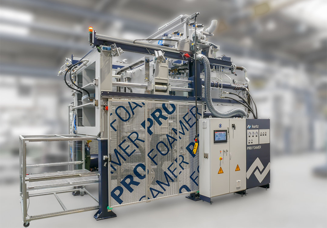 Die CoreLess-Technologie findet Anwendung in den Kurtz Formteilautomaten des Typs PRO FOAMER oder POLY FOAMER 