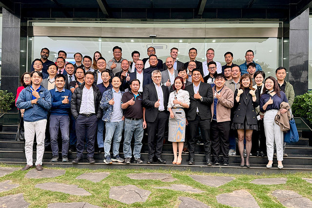 Teilnehmer des Southeast Asia Sales Meeting Teilnehmer des Southeast Asia Sales Meeting