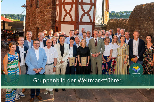 Stadt Wertheim ehrt 12 Unternehmen mit Weltmarktführer-Status